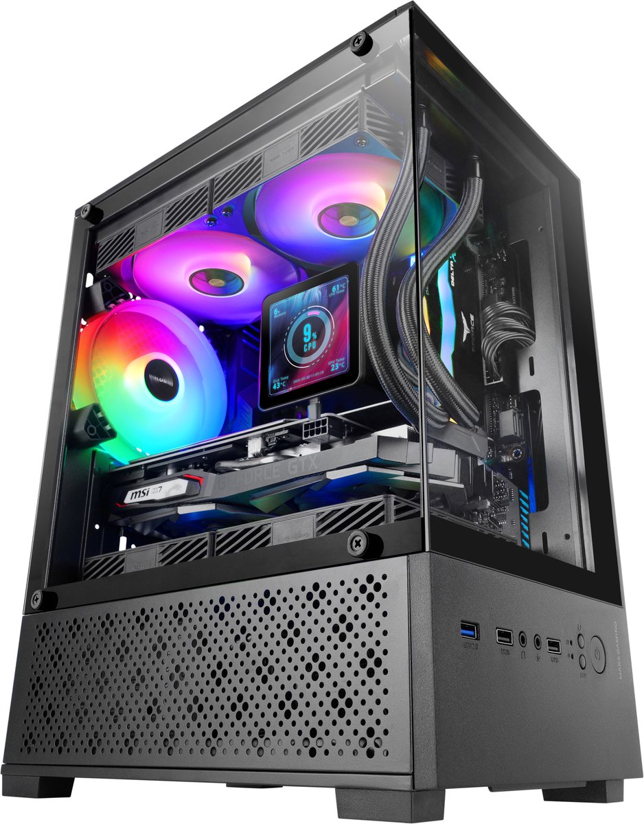 Mars Gaming MC-SE2 Mini Tower Zwart