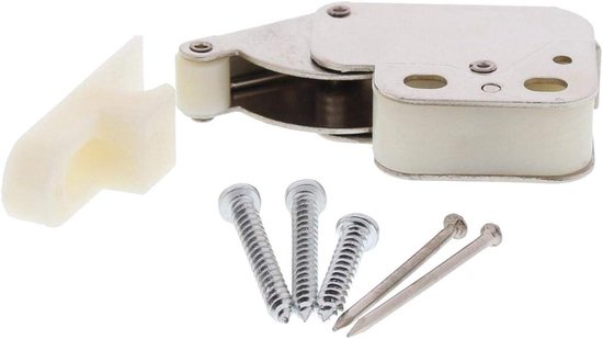 Meubel-snapper - kast - veersnapper - druksluiting - druksluiting 2 stuks - MINI LATCH van Merkloos	 — afbeelding 3