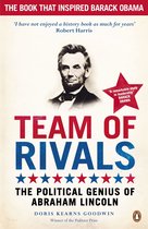Couverture du livre : 'Team of Rivals: The Political Genius of Abraham Lincoln' avec un portrait de Lincoln, citation de Barack Obama.