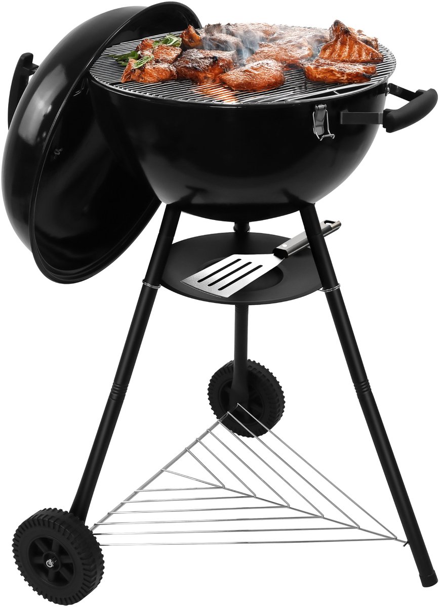 Gregman Roast 60 Elektrische & Houtskool BBQ – 5 kW – Deksel & Wielen