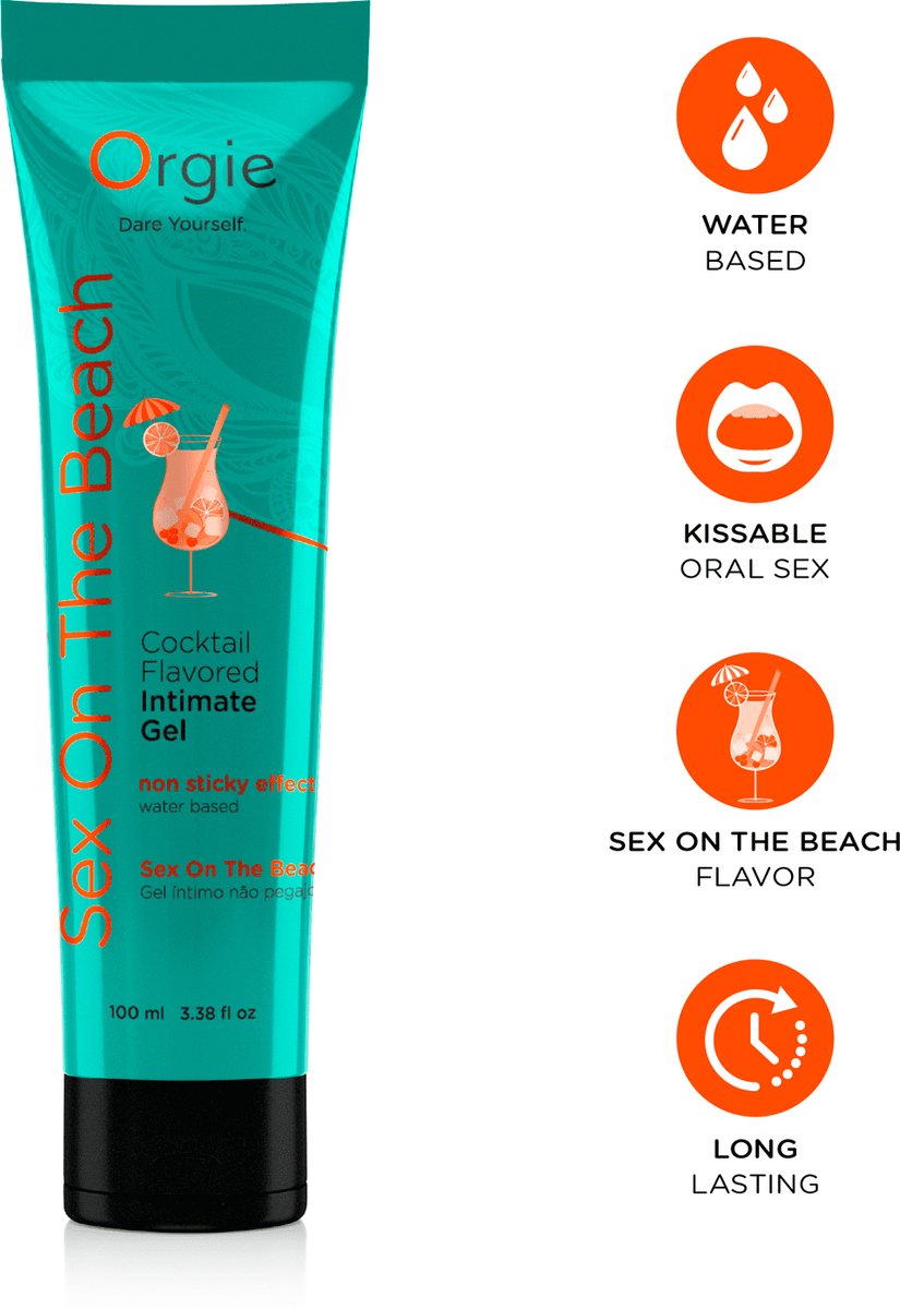 Goedkoopste Orgie - Lube Tube Cocktail Sex On The Beach 100ml