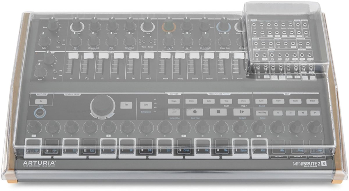 Decksaver Arturia Minibrute 2S Cover - Cover voor keyboards