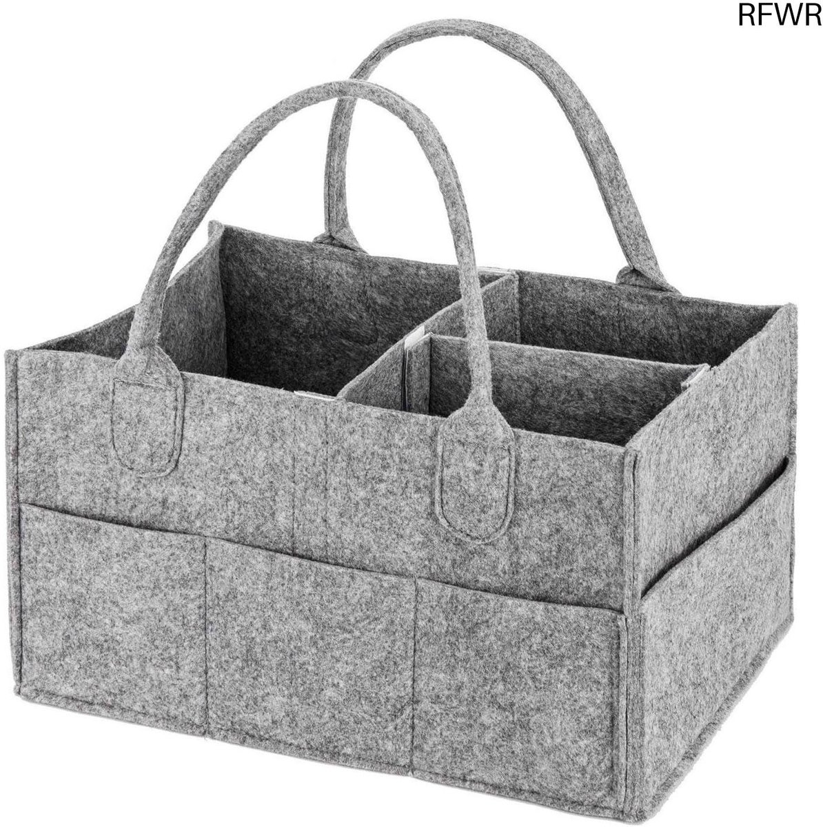 RFWR® Draagbare luiertas en commode-organizer met verwisselbare vakken