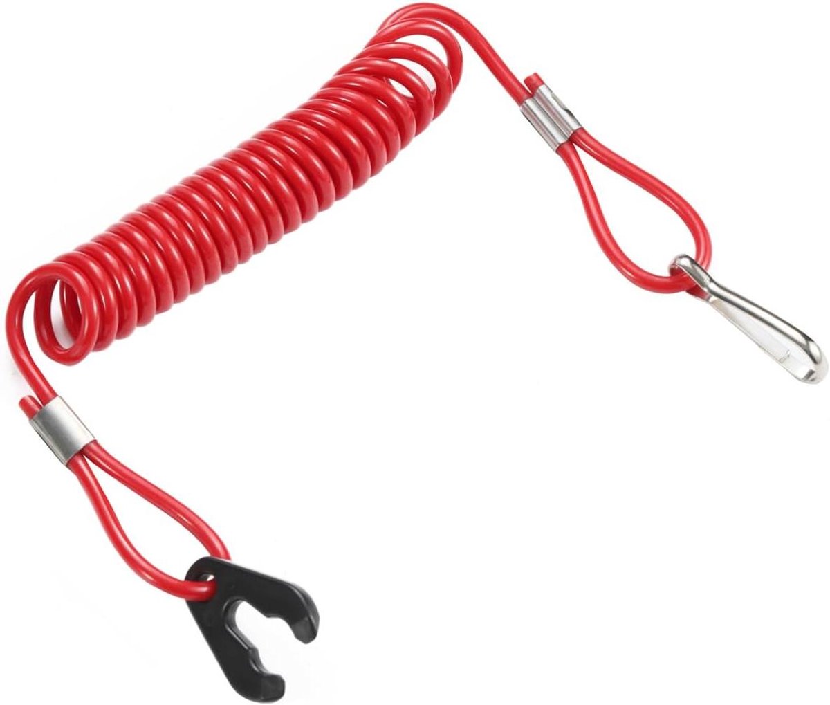 Allecto Plus - Bootmotor Noodstopschakelaar Lanyard | Noodkoord voor Buitenboordmotoren | Cruciale Veiligheid Voor Honda, Tohatsu, Yamaha, PWC Jet Skis | 1 Stuk