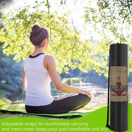 Carpet Gym Pilates Bag - Yoga Mat Bag met Verstelbare Schouderriem - Waterdichte Functionele Yoga Mat Bag - Cadeau voor Vrouwen — afbeelding 3