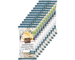 De Rit | Kikkererwtenchips | Zeezout | 12 stuks | 12 x 75 gram