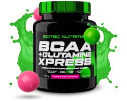 Scitec Nutrition Scitec Nutrition ® - BCAA + Glutamine Xpress (600 gram - Bubble Gum) - Bubblegum - 50 doseringen - aminozuren - aminozuur - bcaa - l-isoleucine - l-leucine - l-valine - poeder