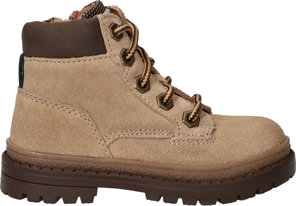 IK-KE Veterboots - Jongens - Beige - Maat:23