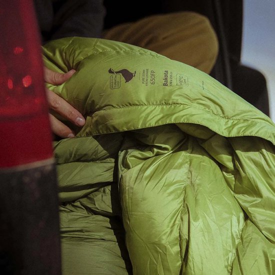 Turbat dekenslaapzak Down Bakota 10°C 210 x 170 - Groen van Merkloos — afbeelding 3