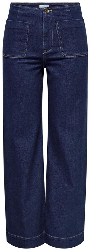 JDY - JDYNEWVANESSA HW POCKET WIDE JEANS DNM - Dames - Jeans