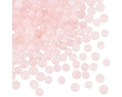 164~166pcs 4mm Natural Rose Quartz Beads Natural Pink Crystal Bead Strands Round Loose Gemstone Beads Energy Stone for Bracelet Necklace Jewelry Making