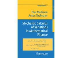 Omslag van Stochastic Calculus Of Variations In Mathematical Finance