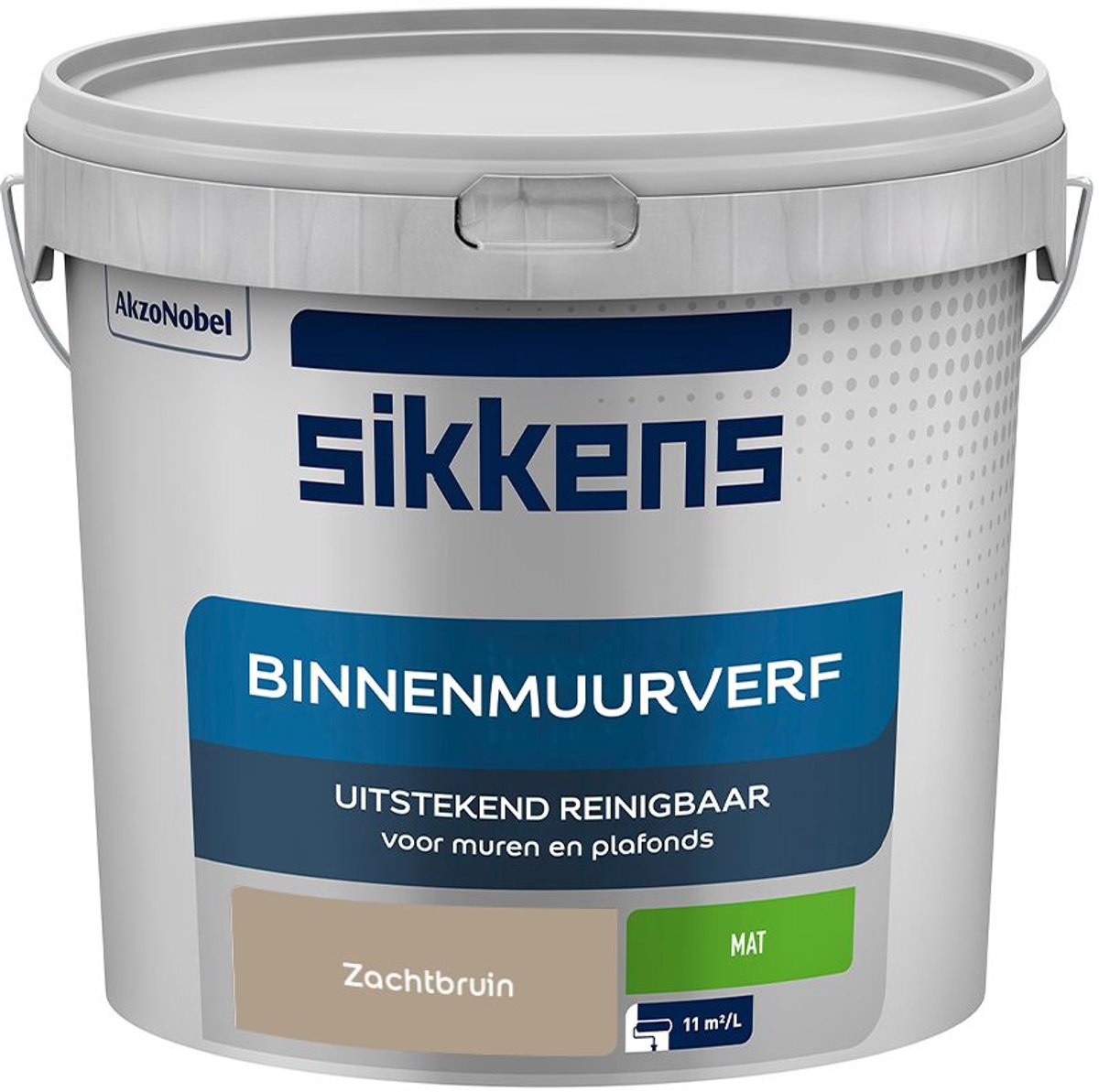 Sikkens Binnenmuurverf Mat Zachtbruin 5 L