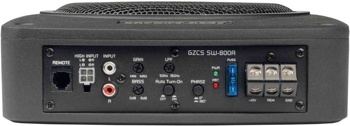GroundZero GZCS SW-800A - Autosubwoofer - 20 cm - Actieve Subwoofer Auto - Underseat - 180W – foto 2