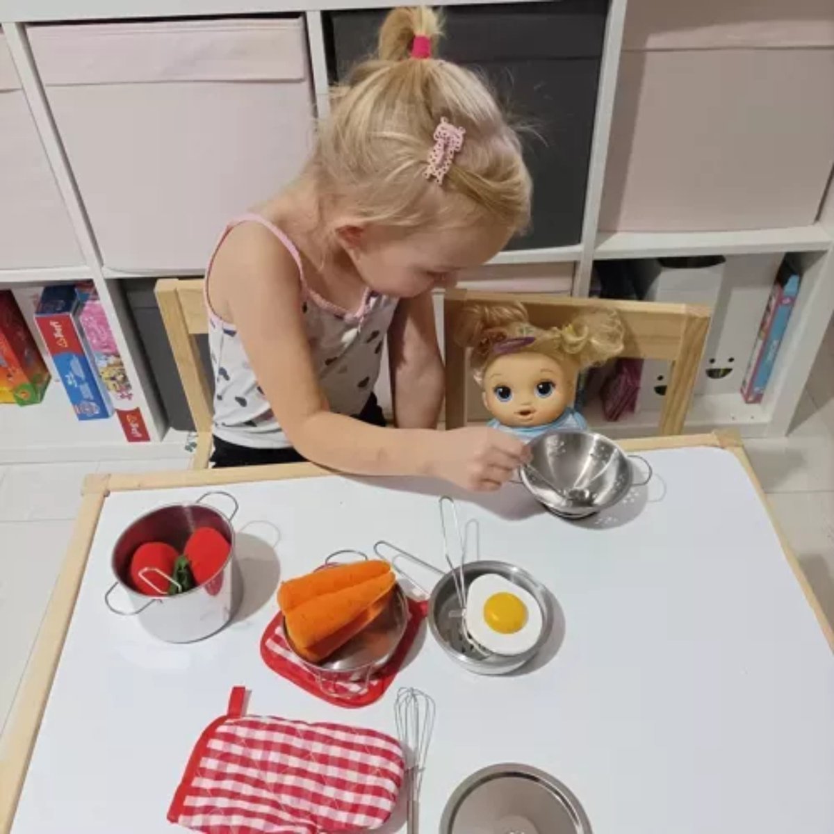 Kruzzel Kinder Kookset - Complete 13-delige Metalen Set - Perfect voor Jonge Chefs — afbeelding 4