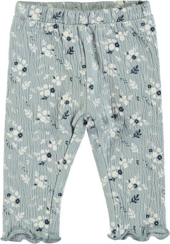 Babylook Legging Flowers Dusty Blue 56