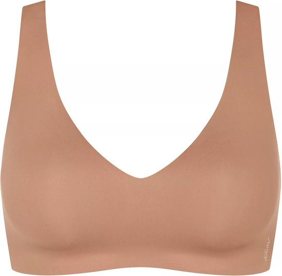 Sloggi Women ZERO Feel 2.0 Soft bra - BH - lichtbruin - Maat: XL