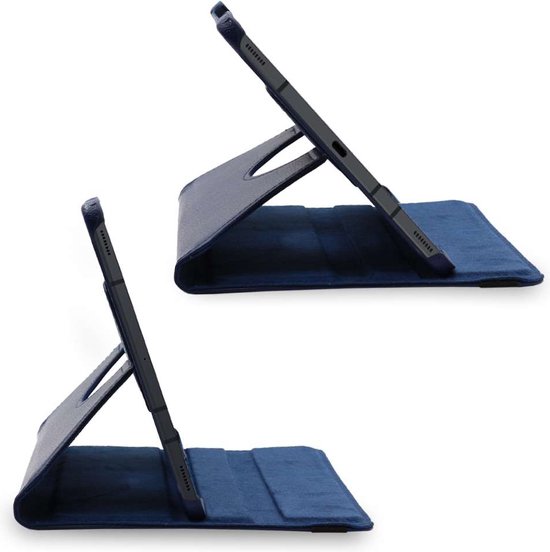 ebestStar - Coque compatible avec Samsung Galaxy Tab S7+ SM-T970, Etui Rotatif 360, Housse Protection PU Cuir, Bleu Foncé + Verre Trempé