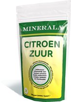 Citroenzuurpoeder 1 kg - Minerala - Doypack - Citroenzuur - Citric Acid - Schoonmaak - Schoonmaakzuur - Poeder - Ontkalker - Bruismiddel