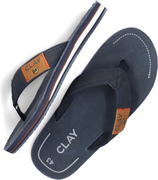 CLAY Clay001 Slippers - Heren - Blauw - Maat 46