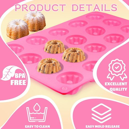 Yueser Siliconen Tulbandvorm, 9 Inch Non-Stick Bakblikken Mallen Cakevorm Broodbakvorm Muffinvorm Taartvorm Bakvorm Siliconen Bakvorm Herbruikbare voor Cake Dessert Chocolade Pudding Gelei Blauw Yueser Siliconen Tulbandvorm, 9 Inch Non-Stick Bakblikken Mallen Cakevorm Broodbakvorm Muffinvorm Taartvorm Bakvorm Siliconen Bakvorm Herbruikbare voor Cake Dessert Chocolade Pudding Gelei Blauw