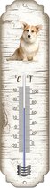 Thermomètre: Épagneul Springer gallois / race de chien / température intérieure et extérieure / -25 à + 45C