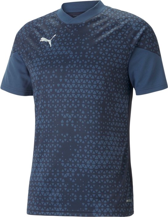 Puma Team Cup T-Shirt Heren - Marine | Maat: