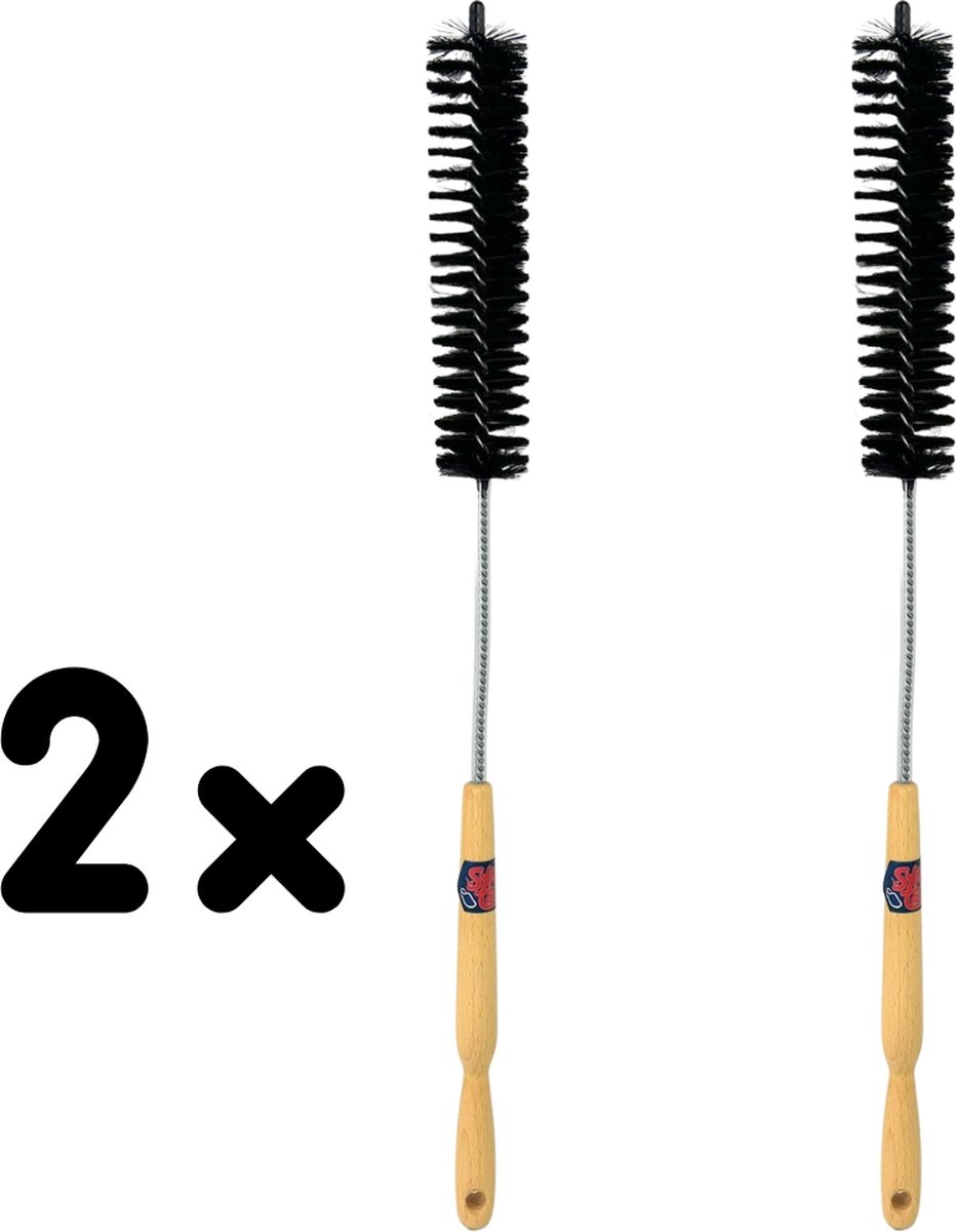 Goedkoopste Synx Tools Set van 2 stuks Radiatorborstel Buigbaar- schrobborstel - radiatorborstel flexibel - bezems - radiator reinigen - radiator borstel