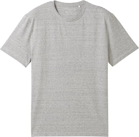 Tom Tailor T-shirt Gestreept T Shirt 1042071xx12 35577 Mannen Maat - L