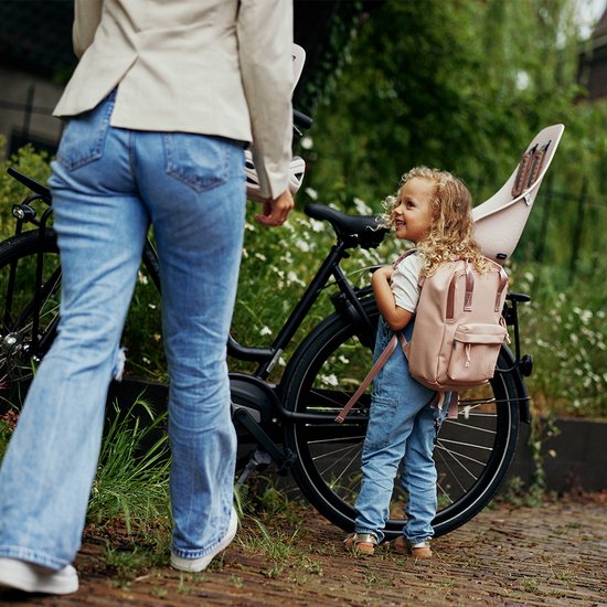 Urban Iki Fietsstoeltje Achter Ta–ke Framemontage - Sakura Pink/ Kurumi Brown van Urban Iki — afbeelding 3