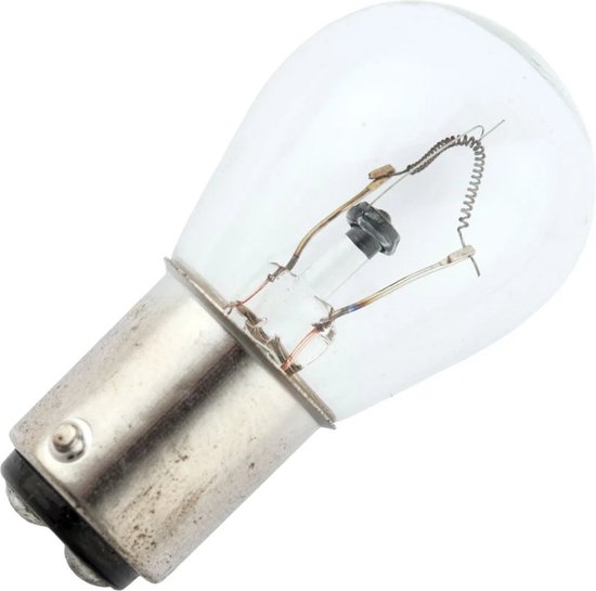 Lampe de véhicule Schiefer | Ba15d S25x48 48V 25W Transparent