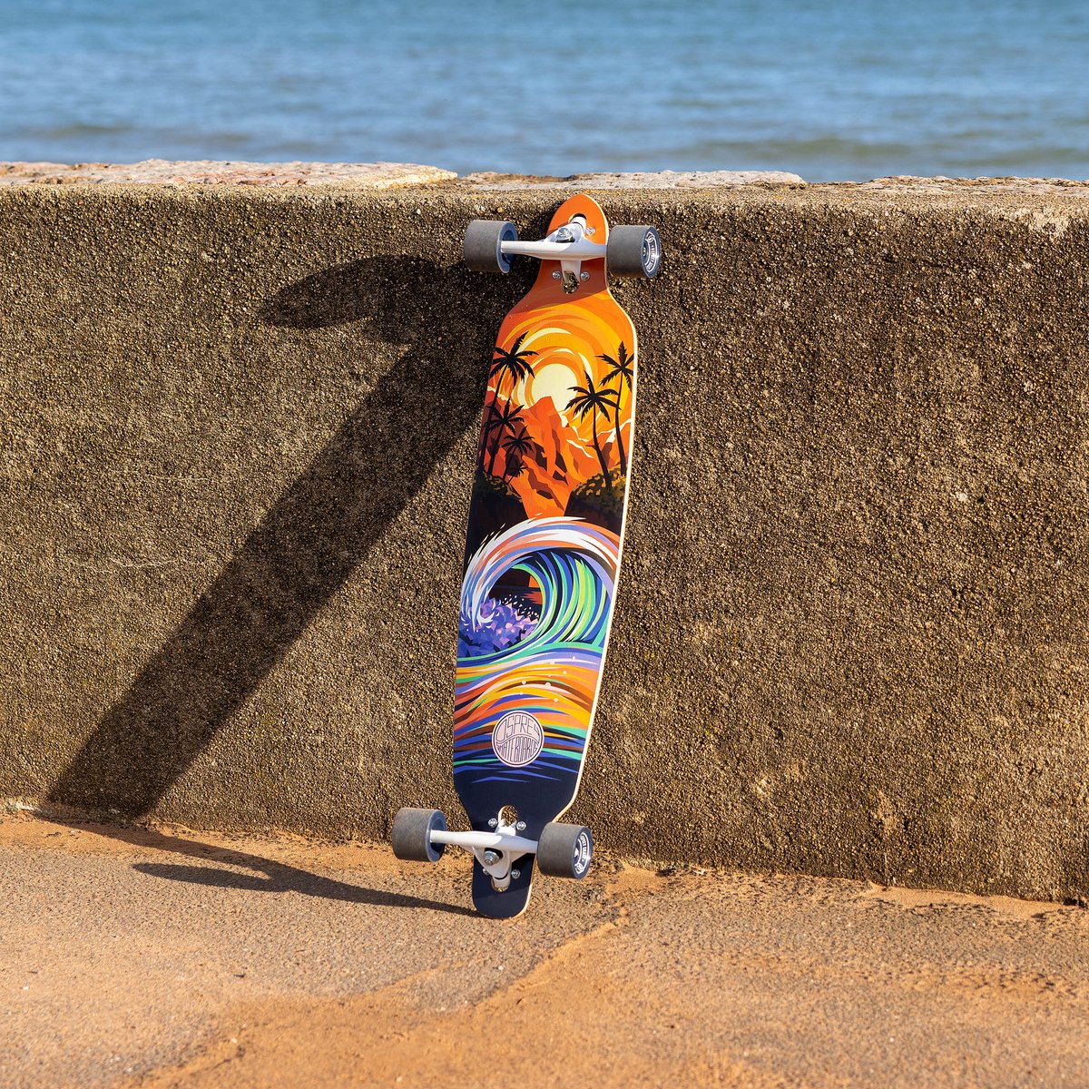 Osprey Sunset 39" Twin Tip Longboard - Drop-Through Trucks - ABEC 9 — afbeelding 9