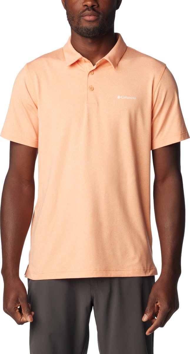 Columbia Tech Trail Polo Shirt 1768701882 Mannen Poloshirt Oranje