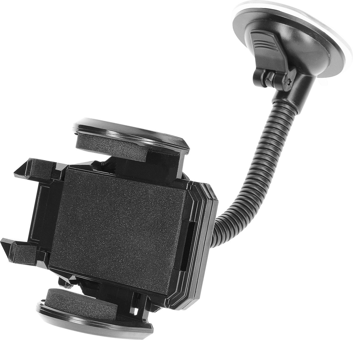 Avizar Autohouder 360° windschermbevestiging, Zwart