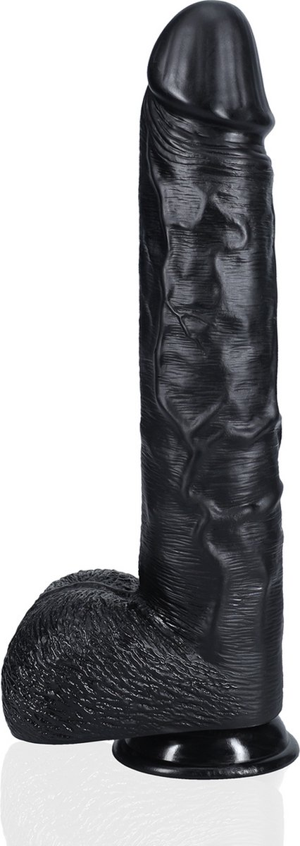 Goedkoopste Extra Large Straight with Balls 33 cm - Black