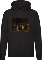 De Nachtwacht van Rembrandt van Rijn Hoodie | Unisex | Trui | Sweater | Unisex | Capuchon