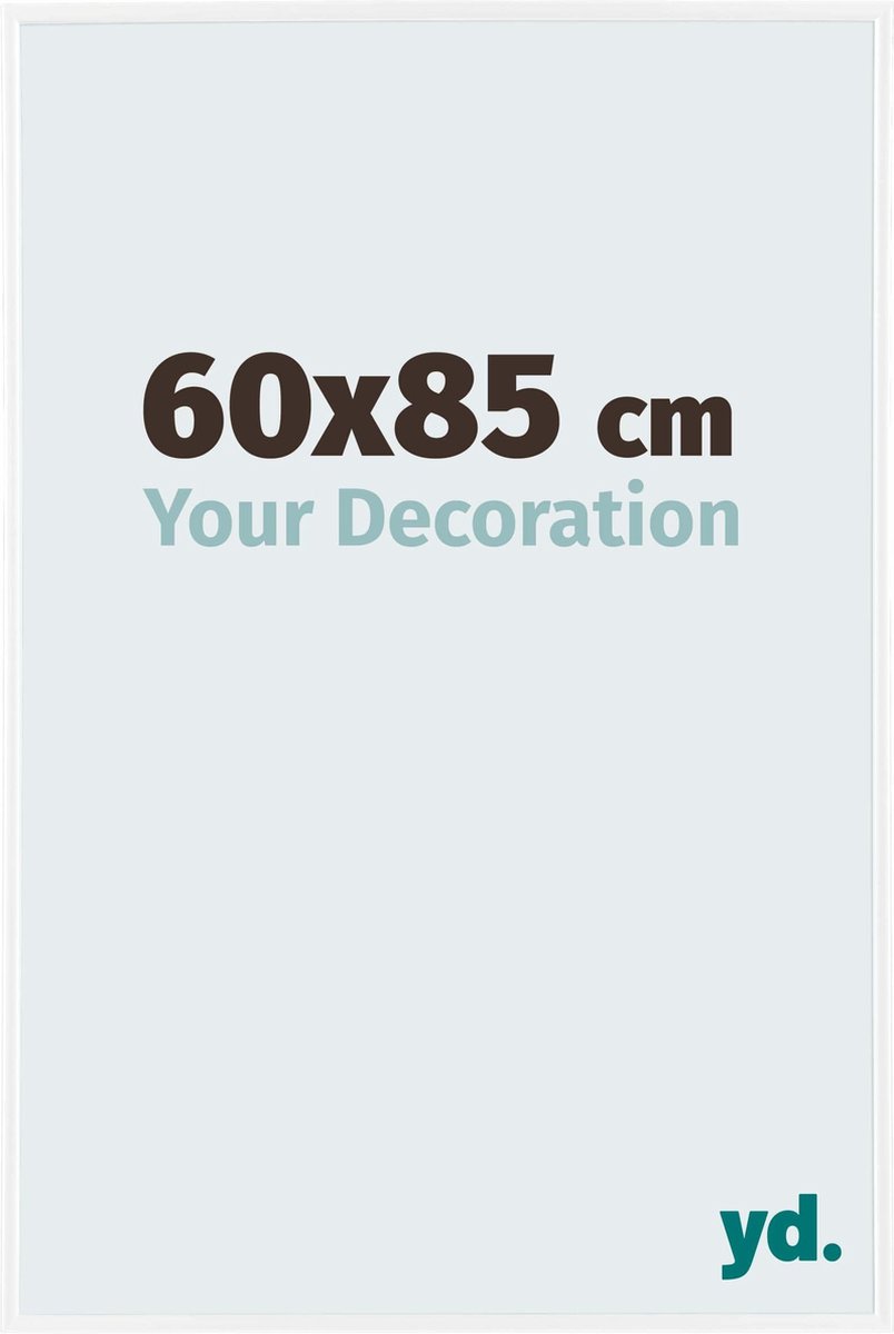 yd. Your Decoration - Fotolijst 60x85 cm - Kunststof - Wit Hoogglans - Evry