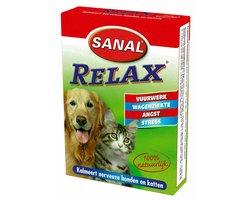 Sanal Relax Kalmeringstablet Hond & Kat < 20 kg 15 tabletten