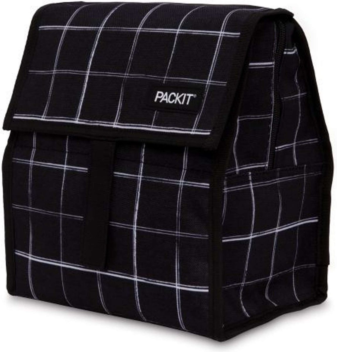 Pack It - Koeltas Lunch Grid - Polyester - Zwart