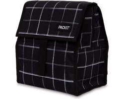 Pack It - Koeltas Lunch Grid - Polyester - Zwart
