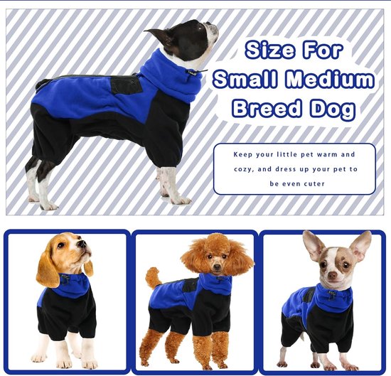 CITÉTOILE Waterdichte hondenjas, warme winterjas winterjassen met fleece voor chihuahua teckel, hondenkleding, hondentrui, hondenjas voor kleine, grote, middelgrote honden, grijs, M