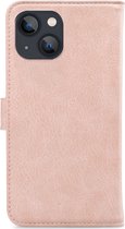 My Style Flex Wallet Telefoonhoesje geschikt voor Apple iPhone 13 Hoesje Bookcase Portemonnee - Roze