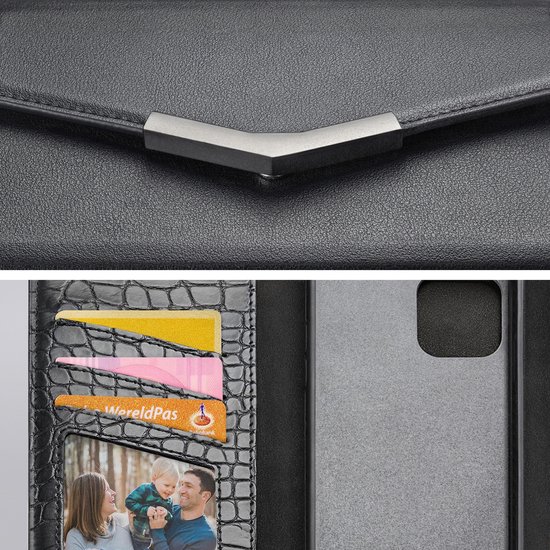 Mobilize 2in1 Elegant Magnet Clutch Apple iPhone 12 Pro Max Noir Croco