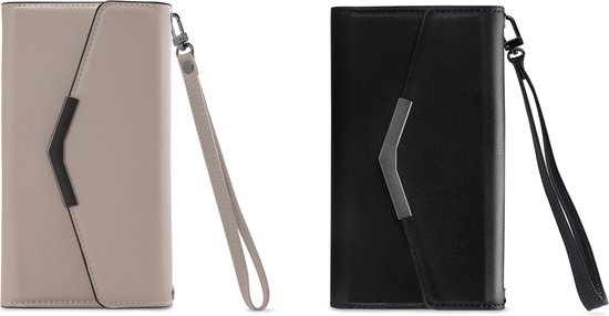 Etui Clutch Case pour iPhone 12 Pro Max - Mobilize - Imprimé serpent Beige - Similicuir