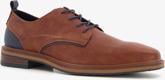 Chaussures à lacets homme Emilio Salvatini marron cognac - Taille 45