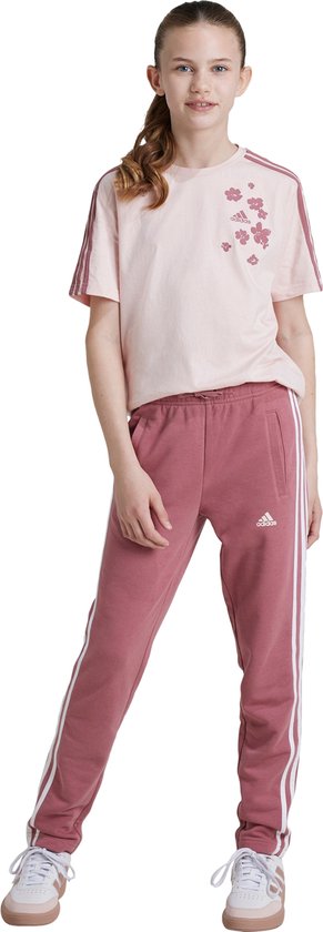 adidas Sportswear Essentials 3-Stripes Broek - Kinderen - Rood- 140