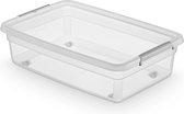 Orplast Stevige opbergbox - BaseStore - 29 liter - rolbaar (onder-bed-opslag)