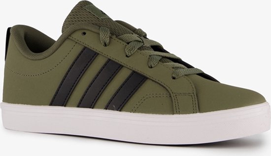 Adidas VS Pace 2.0 kinder sneakers groen zwart - Maat 37 1/3 - Uitneembare zool