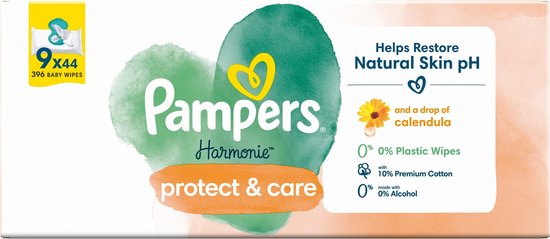 Pampers Harmonie New Baby - Billendoekjes - 828 doekjes - 18 x 46 - Nu