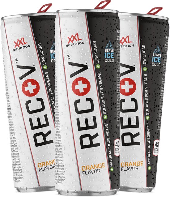 XXL Nutrition - Recov™ 330ml - Recovery Shake - Bevat BCAA Aminozuren, Creatine, Vitamines & Mineralen - 6 Pack